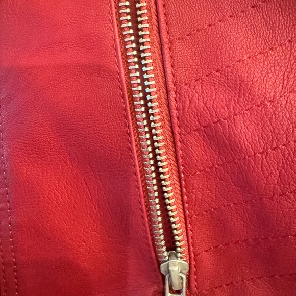 Baccini Women's Burgundy Jacket Size Large Whimsigoth, Biker, Grunge, Fairy - Picture 7 of 10